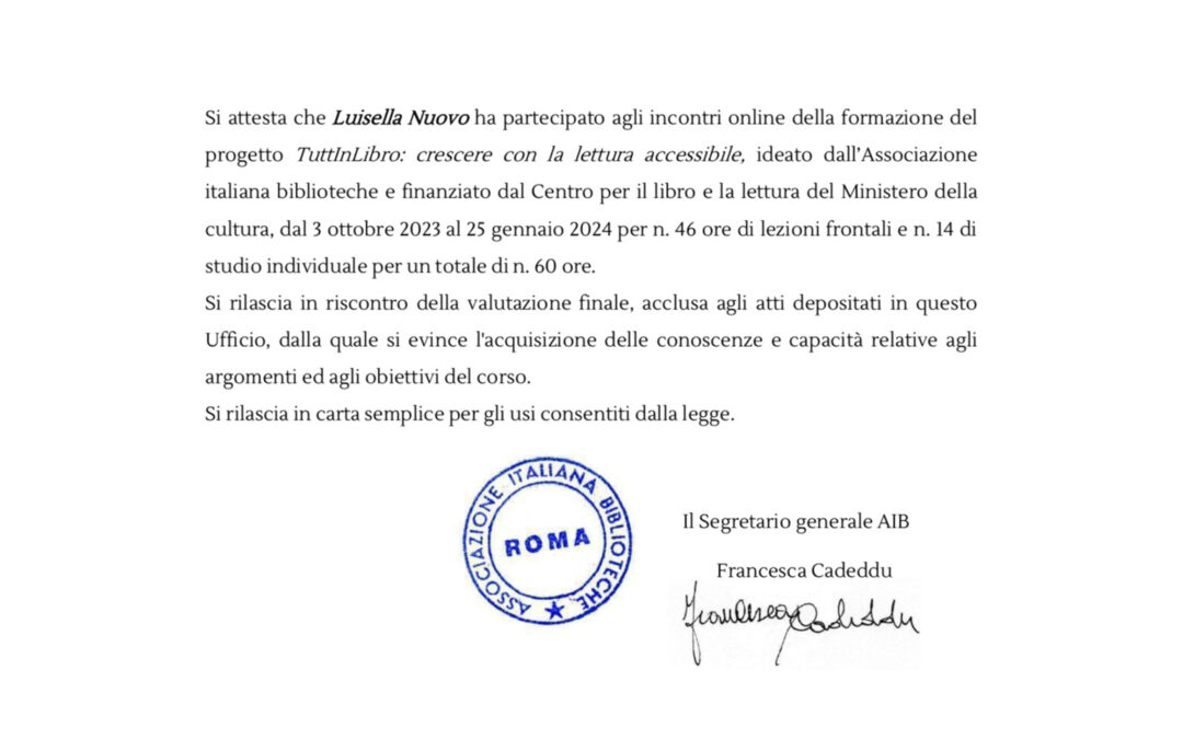 TuttInLibro: crescere con la lettura accessibile