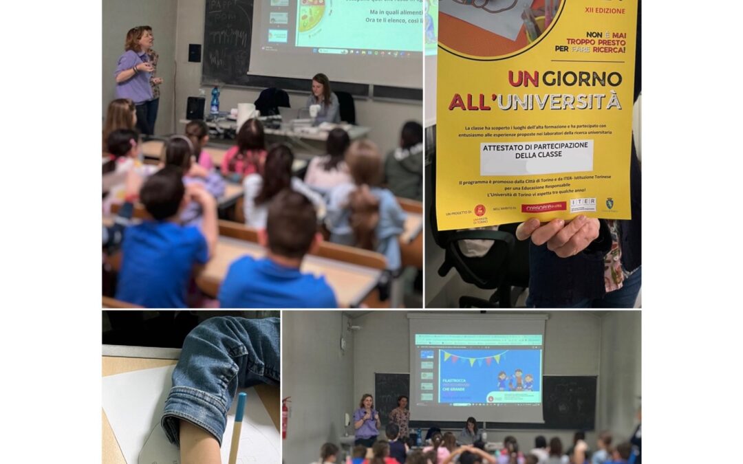UN GIORNO ALL’UNIVERSITÀ – NUTRIZIONE IN ETA’ EVOLUTIVA: per una crescita e un futuro all’insegna del benessere