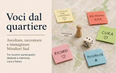 Voci dal quartiere: ascoltare, raccontare e immaginare Mirafiori Sud
